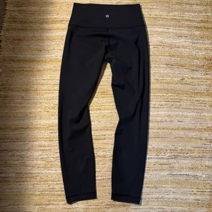 Lululemon black leggings size 6